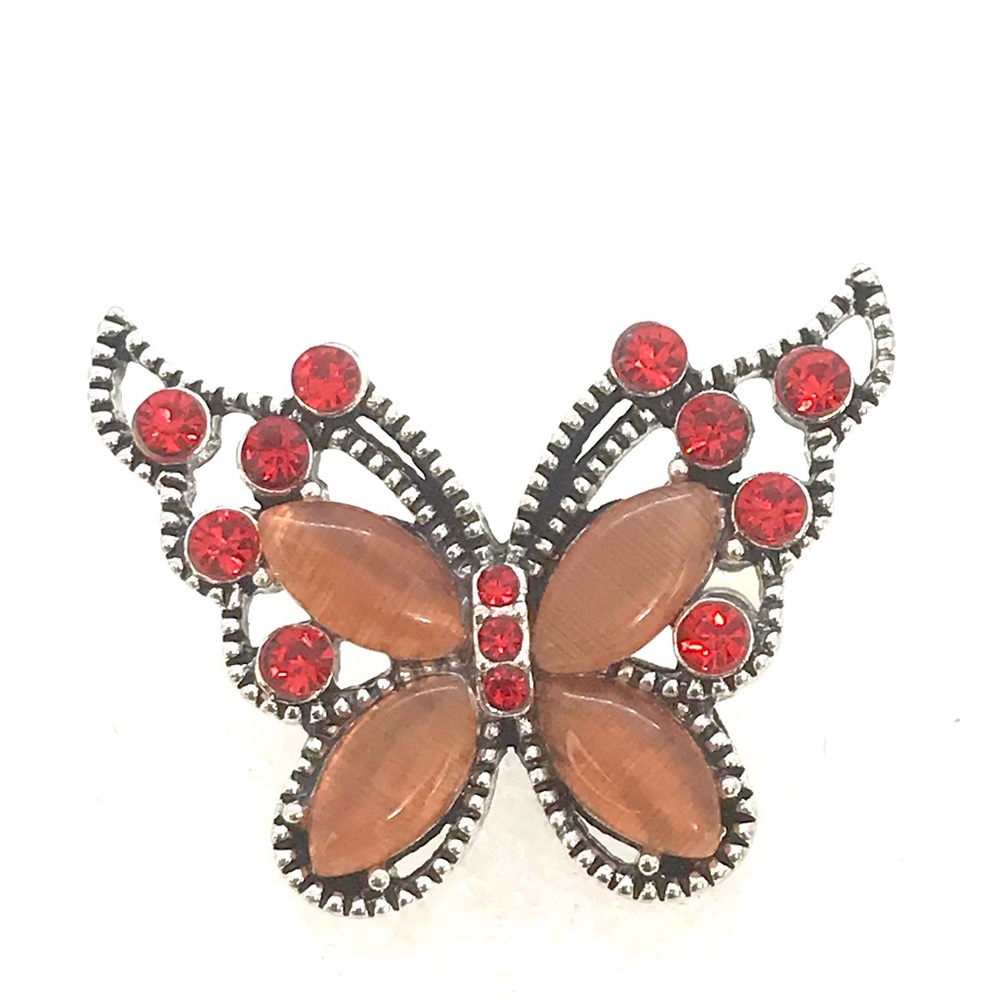 Snap button 20mm Gingersnaps Butterfly ASN20